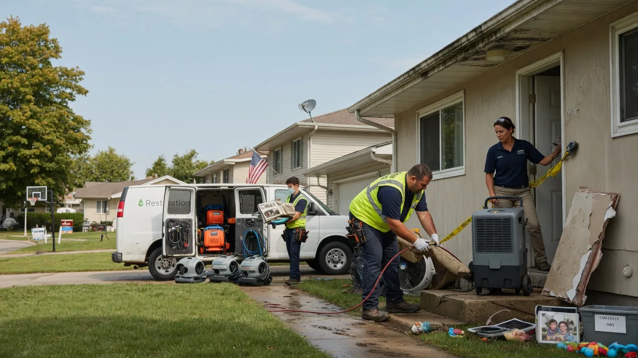 Water Damage Restoration in Mertztown, PA near me